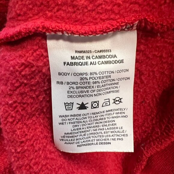 Nike Air Mens Red Athleisure Long Sleeve Pockets Full Zip Hoodie Jacket US Sz S - Picture 8 of 16